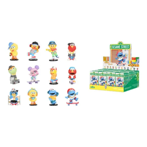 POP MART Коллаборация Edition Элмо Печенье-монстр Sesame Street BIG Bird Street Style Collection Слепые коробки