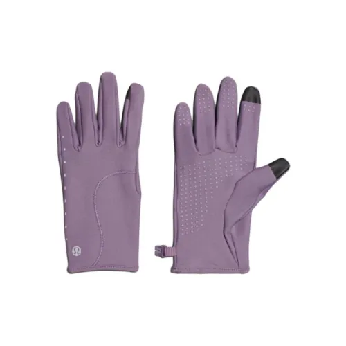 lululemon Брушированная ткань Спортивные перчатки Женские Фиолетовые