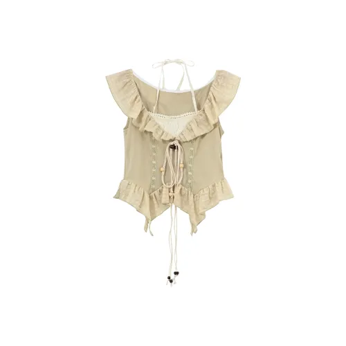 Snbl Бежево-абрикосовые Женские Майки