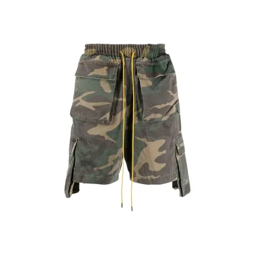 RHUDE Зеленые Мужские Карго Шорты