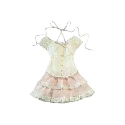 HeartyBite Короткий рукав Платье Женское