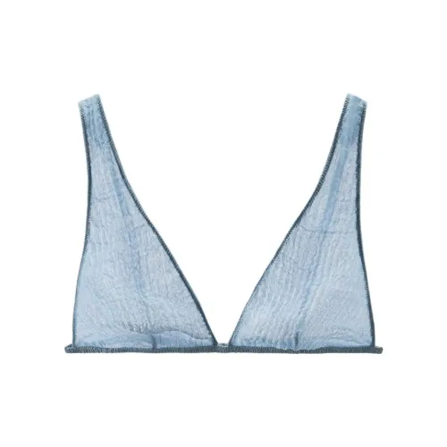 ZARA Светло-синий Женские Бюстгальтеры