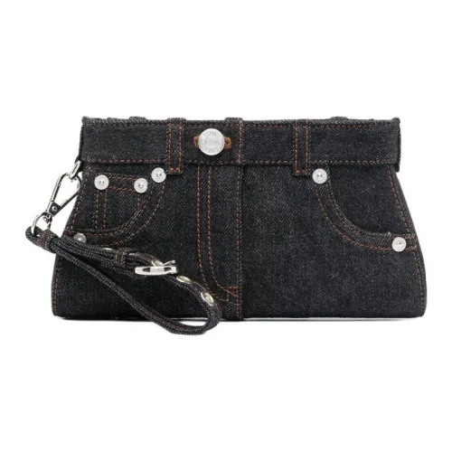 MOSCHINO Хлопок Клатч Женский Черный