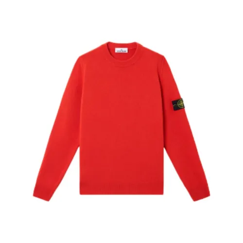 Stone Island Мужские Свитера Красного Цвета