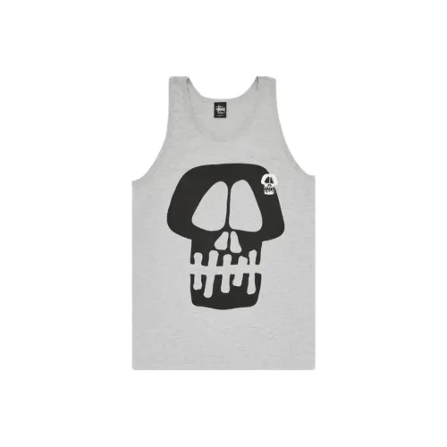Stussy Gray Men's Tank Tops