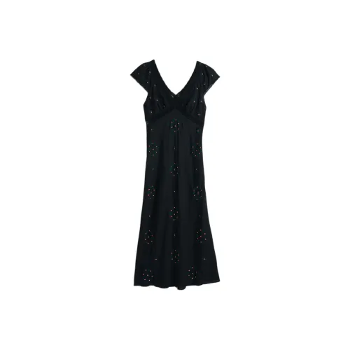 Rixo Black Женские Короткие Платья с Рукавами