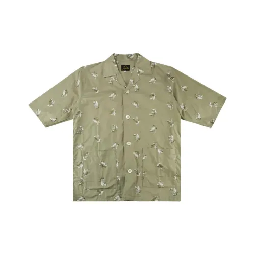 Needles Collaboration Зеленые Мужские Рубашки