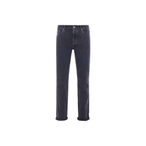 BRUNELLO CUCINELLI Темно-серый Мужские Джинсы