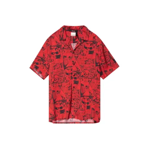 Ksubi Red Men's Shirts Ksubi Красный Мужские Рубашки