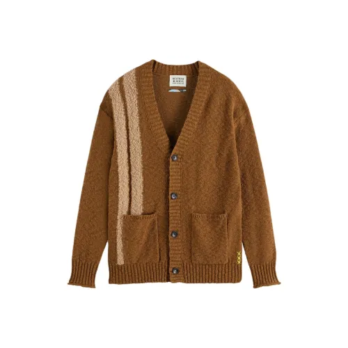 Scotch&Soda Золотисто-коричневый Мужской Трикотаж