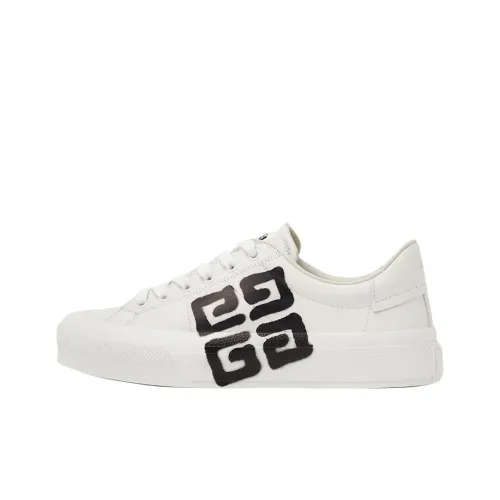 Givenchy Низкий Топ Стильные Скейтбординги Женские Белый Черный