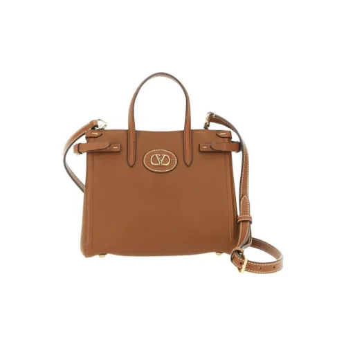 Valentino Garavani Кожа Одно плечо Сумка Женская Коричневая