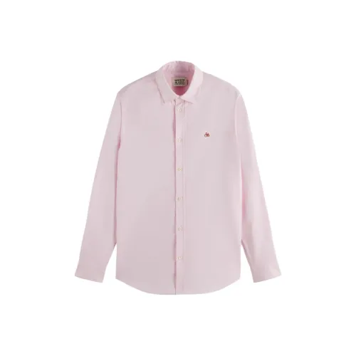 Scotch&Soda Светло-фиолетовые Мужские Рубашки