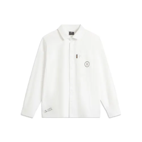 LINING Стандартный Белый Мужская Куртка