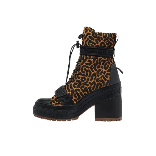 Converse Chuck Taylor All Star Износостойкие высокие топы Повседневная обувь Женская Коричневая