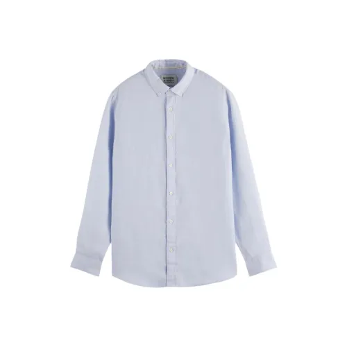 Scotch Soda Blue Men's Shirts Scotch Soda Синий Мужские Рубашки