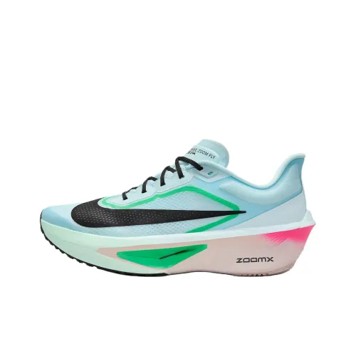 Nike Zoom Fly 6 Устойчивый к истиранию Низкий Топ Повседневная Беговая Обувь Мужская Синяя