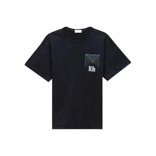 RHUDE Черные Мужские T-Рубашки