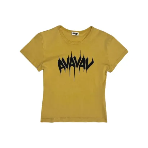 Avavav Желтые Женские Футболки