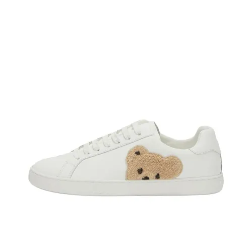 PALM ANGELS Тедди Низкий Топ Стильный Скейтбординг Мужской Белый