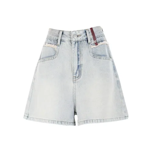 BRN CYS C278 1 Светло-синий Женские Джинсовые шорты