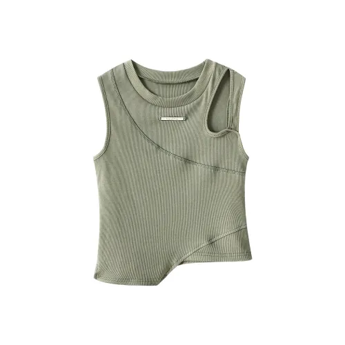 La Chapelle Камея Коричневая Зеленая Женские Майки