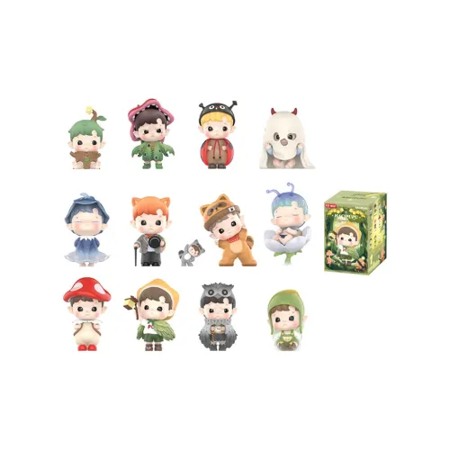 POP MART HACIPUPU Forest Adventure Collection Слепые коробки Один Mystery Коробка Целая коробка 12 шт