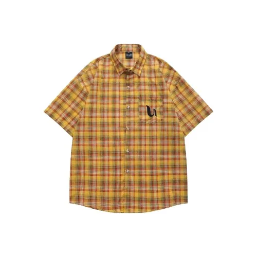 BUSINE; Мужские Золотые Рубашки