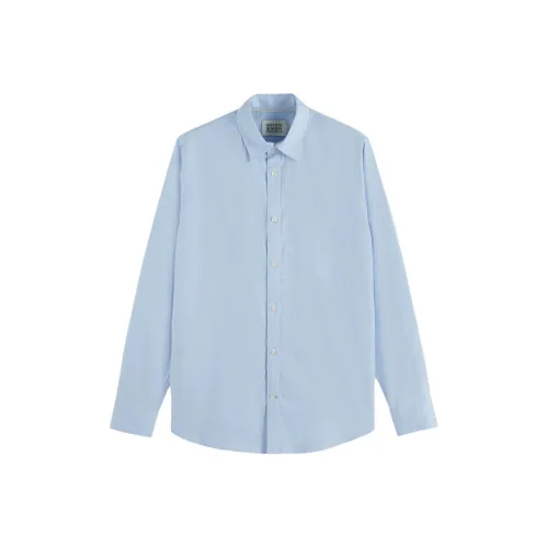 Scotch Soda Blue Men's Shirts Scotch Soda Синий Мужские Рубашки