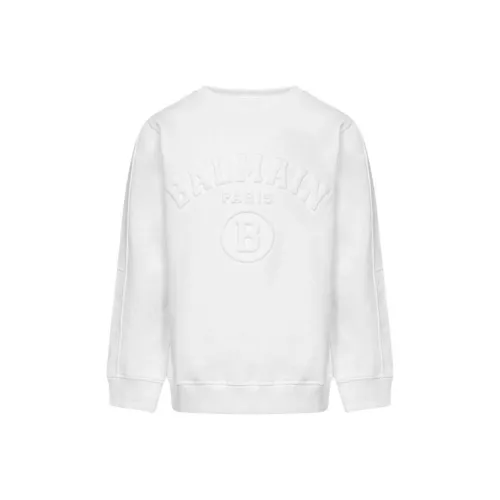 BALMAIN Белый Kids Толстовки