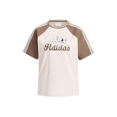 Adidas Originals x Disney SS25 Реглан с рукавом T Рубашка Женская
