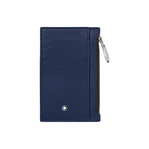 MONTBLANC Meisterstuck Коровья кожа зернистая текстура держатель для карт мужской чернильно-синий
