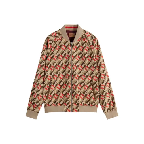 Scotch&Soda Бордо Красный Мужские Куртки