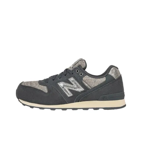 New Balance NB 996 Амортизация и Устойчивость к Износу Покрытие Низкий Топ Повседневные Беговые Кроссовки Женские Серый