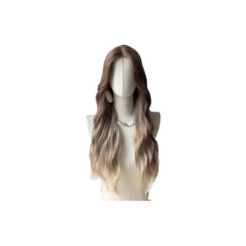 Gentle Welcome Перука Длинная Полная Набор Lolita Модный Вирусный Градиентный Маленький Объем Кружево Длинные Пышные Волосы