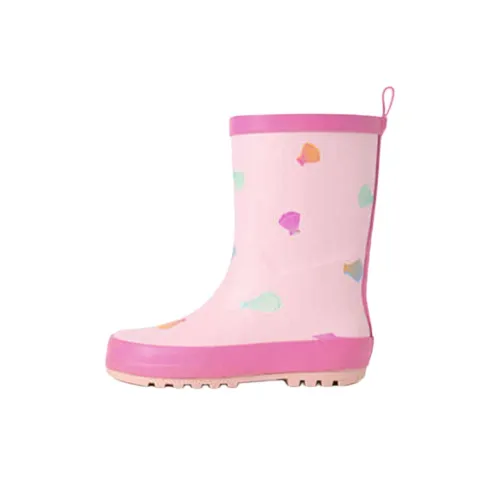 Niduoxiong Детские резиновые сапоги High Top Розовые Для дошкольников