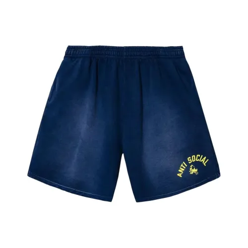 ANTI SOCIAL SOCIAL CLUB Повседневные шорты Мужские Синие