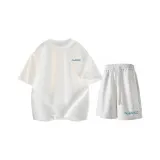 Комплект одежды (Белый топ + Белые и серые штаны)