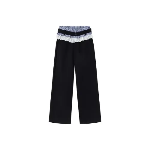 Giyu Черные Женские Повседневные Брюки