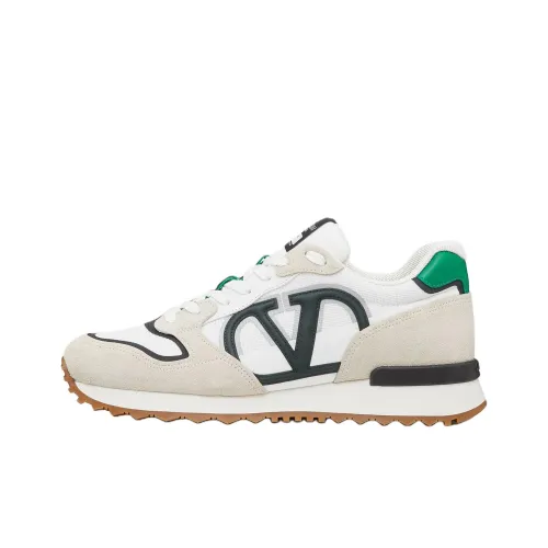 Valentino Vlogo Low Топ Спортивная Повседневная Обувь Мужская Белый Зеленый