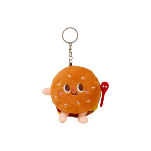 EDDO KIDS Cute Cartoon Картофель фри и гамбургер Hot Dog Брелок Куклы Плюшевый Брелок 9,5 см Рекомендуемый рост