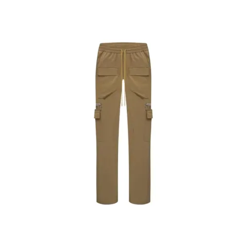 RHUDE Хаки Мужские Карго Брюки
