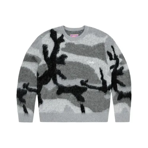 Corteiz Co-brand Серые Мужские Свитера