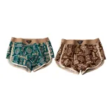 Зелёный/Кофейный