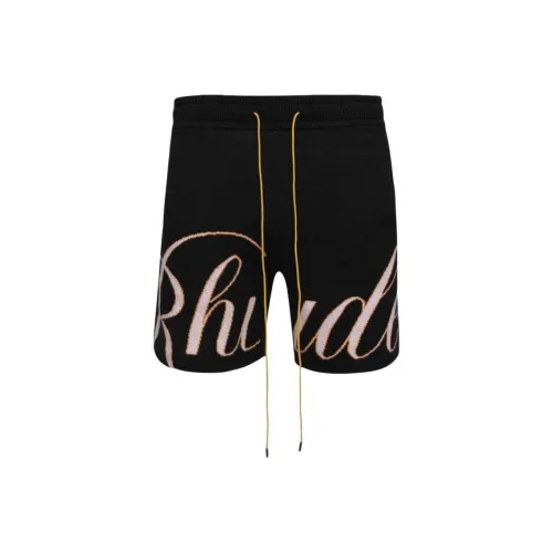 RHUDE Повседневные шорты Мужские Черные