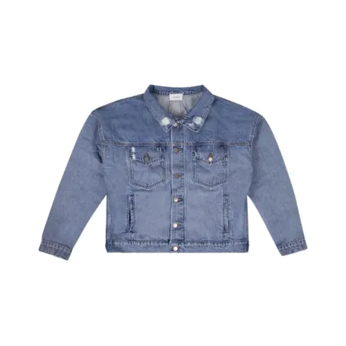 RHUDE Blue Men's Denim Jackets RHUDE Синий Мужские Джинсовые Куртки