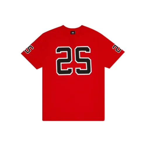 Stussy Красный Мужская T-Рубашка