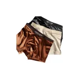 Ван Дайк Браун + Pearl White + Ink Smoke Черный, Роскошный Сатин