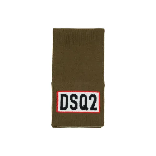 DSQUARED 2 Смесовая шерсть Вязаные шарфы Унисекс