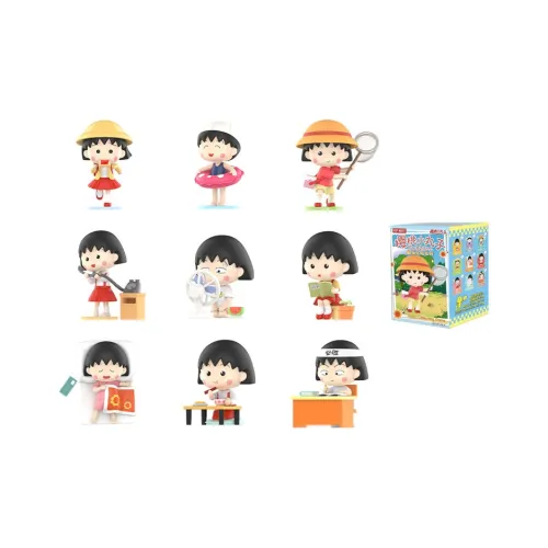 POP MART Вишня's Fun Life Collection Фигурка Little Bun Слепая коробка Одиночная Blind Box Полная коробка 9 шт